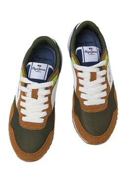 Zapatillas Pepe Jeans London May Verde para Niño