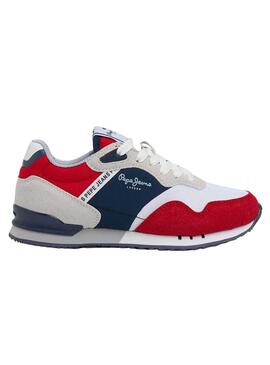 Zapatillas Pepe Jeans London May Rojo para Ni o