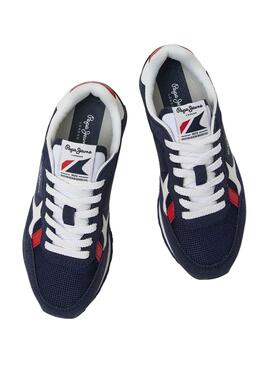 Zapatillas Pepe Jeans Brit Heritage Marino Niño