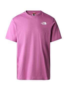 Camiseta The North Face Red Box Morado Hombre