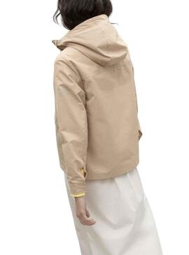 Chaqueta Ecoalf Iam Beige para Mujer