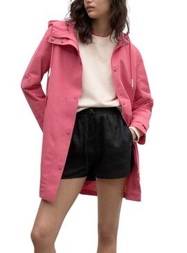 Abrigo Ecoalf Rinnes Rosa para Mujer