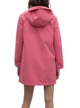 Abrigo Ecoalf Rinnes Rosa para Mujer
