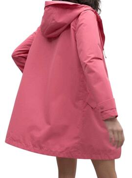 Abrigo Ecoalf Rinnes Rosa para Mujer