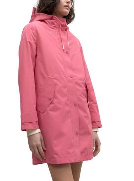 Abrigo Ecoalf Rinnes Rosa para Mujer