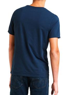 Camiseta Levis Pack Azul Granate Hombre