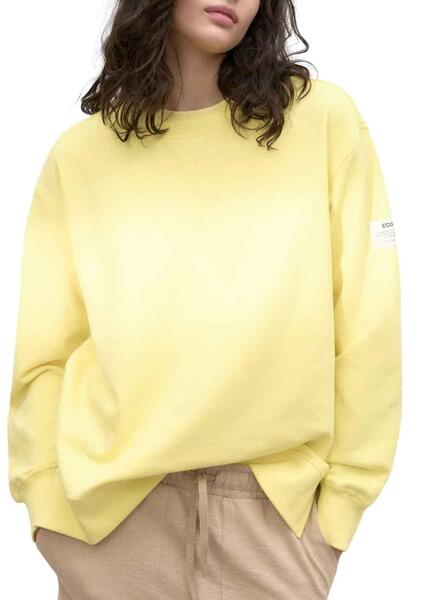 ▷ Sudadera Amarilla Mujer - Sudadera Top Ecológica de Mujer Joven