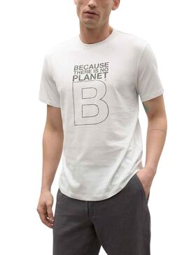 Camiseta Ecoalf Great B Blanco para Hombre