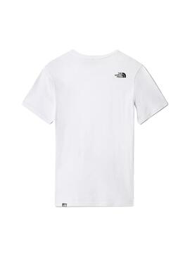 Camiseta The North Face Basic Blanco para Hombre