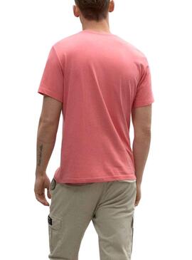 Camiseta Ecoalf Great B Rosa para Hombre