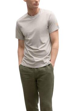 Camiseta Ecoalf Sustano Gris para Hombre