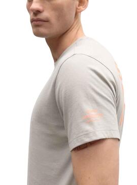 Camiseta Ecoalf Sustano Gris para Hombre