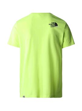 Camiseta The North Face Graphic Amarillo Hombre