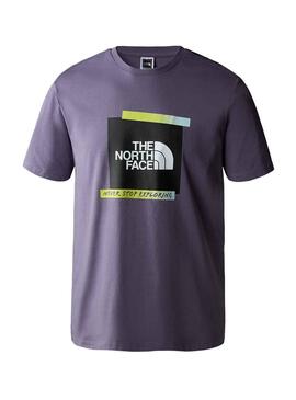 Camiseta The North Face Graphic Morado Hombre