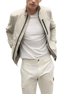 Chaqueta Ecoalf Ampato Blanco para Hombre