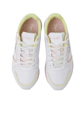 Zapatillas Pepe Jeans York Candy Blanco para Niña