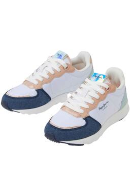 Zapatillas Pepe Jeans York Mix Blanco para Niña