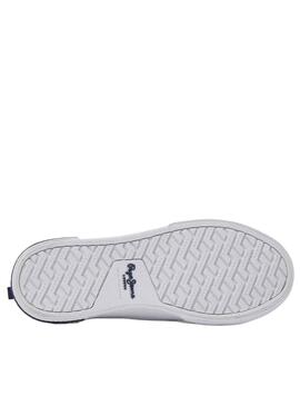 Zapatillas Pepe Jeans Brady Basic Blanco para Niño