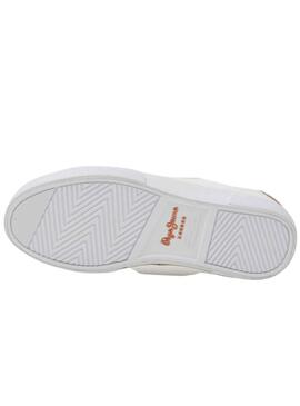 Zapatillas Pepe Jeans Kenton Flag Blanco para Niña