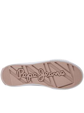 Zapatillas Pepe Jeans Ottis Logo Blanco para Niña