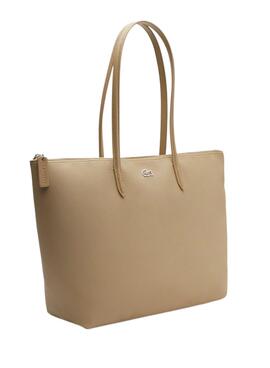 Bolso Lacoste Shopping Marrón para Mujer