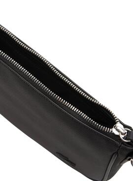 Bolso Lacoste Baguette Negro para Mujer