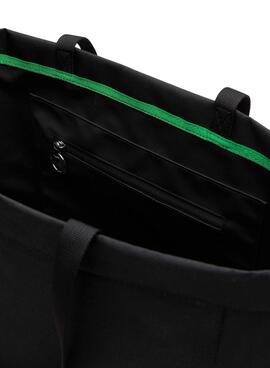 Bolso Lacoste Shopping Patch Negro para Mujer