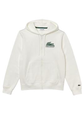 Sudadera Lacoste Clasic Blanco para Hombre