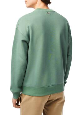 Sudadera Lacoste Vintage Verde para Hombre