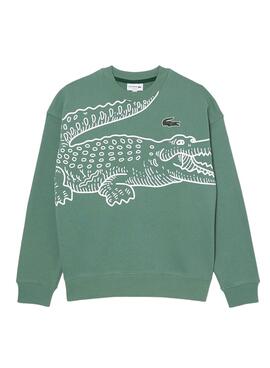 Sudadera Lacoste Vintage Verde para Hombre