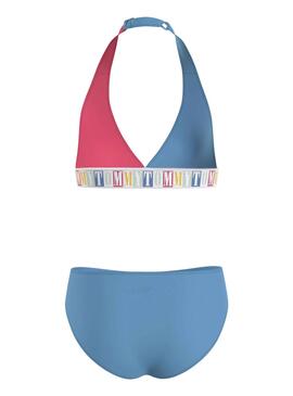 Bikini Tommy Hilfiger Triangle Azul para Niña