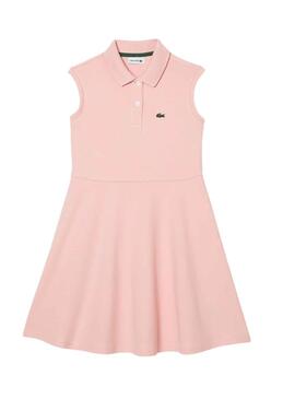 Vestido Lacoste Nymphea Rosa para Niña