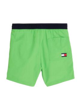 Bañador Tommy Hilfiger Flag Verde para Niño