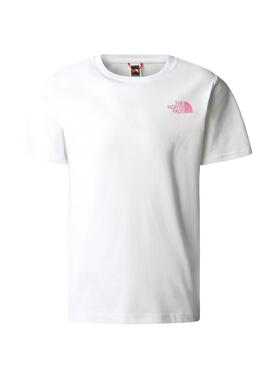 Camiseta The North Face Relaxed Blanco para Niña