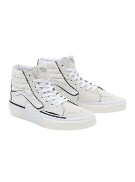 Zapatillas Vans SK8-Hi Reconstruct Blanco