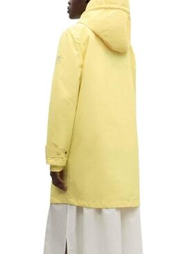 Abrigo Ecoalf Rinnes Amarillo para Mujer