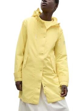 Abrigo Ecoalf Rinnes Amarillo para Mujer