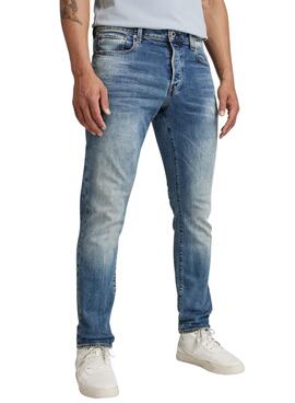 Pantalón Vaquero G Star 3301 Regular Tapered Azul