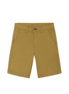 Bermuda Mayoral Chino Verde para Niño