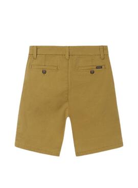 Bermuda Mayoral Chino Verde para Niño