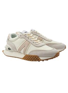 Zapatillas Lacoste L-Spin Deluxe Beige Mujer