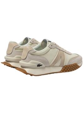 Zapatillas Lacoste L-Spin Deluxe Beige Mujer