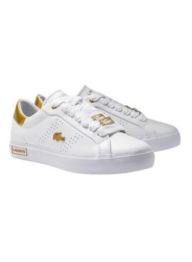 Zapatillas Lacoste Powercourt 2.0 Blanco Mujer