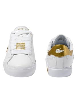 Zapatillas Lacoste Powercourt 2.0 Blanco Mujer