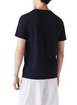 Camiseta Lacoste SPORT Transpirable Marino Hombre