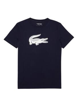 Camiseta Lacoste SPORT Transpirable Marino Hombre