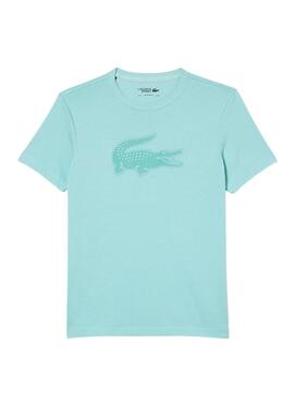Camiseta Lacoste SPORT Transpirable Azul Hombre