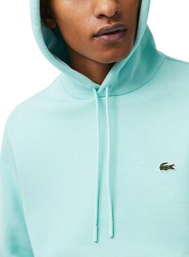 Sudadera Lacoste Algodón Ecológico Azul Hombre