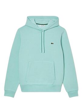 Sudadera Lacoste Algodón Ecológico Azul Hombre