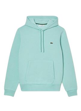 Sudadera Lacoste Algodón Ecológico Azul Hombre